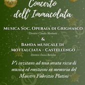 Grignasco, il Concerto dell’Immacolata ricorda il Maestro Fabrizio Platini: appuntamento l’8 dicembre