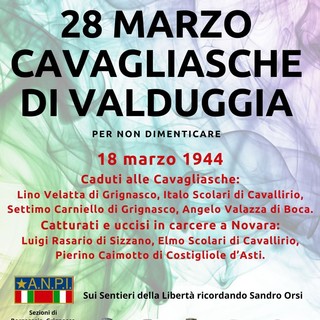 Valduggia ricorda i Caduti delle Cavagliasche con una giornata tra memoria, cammino e letture Valduggia ricorda i Caduti delle Cavagliasche con una giornata tra memoria, cammino e letture