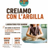 Domani a Campertogno parte “Creiamo con l’argilla”, laboratorio per bambini in due giornate Domani a Campertogno parte “Creiamo con l’argilla”, laboratorio per bambini in due giornate