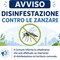 Disinfestazione contro le zanzare, interventi notturni in diverse vie del territorio comunale Disinfestazione contro le zanzare, interventi notturni in diverse vie del territorio comunale