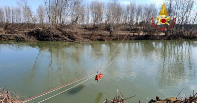 Disperso nel fiume, ore d'angoscia a Quarona
