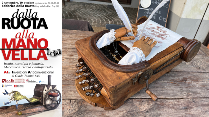 Pray, "Dalla ruota alla manovella": la mostra artistica prosegue fino al 19 ottobre Pray, "Dalla ruota alla manovella": la mostra artistica prosegue fino al 19 ottobre