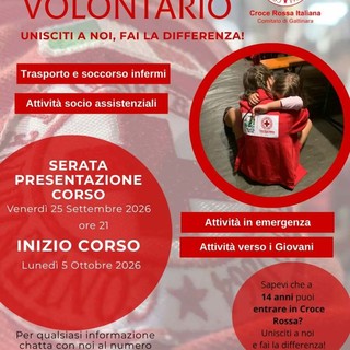 A Gattinara ripartono i corsi per diventare volontari della Croce Rossa