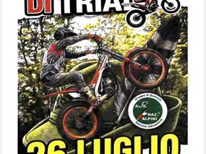 Quarona, esibizione di trial alla Festa degli Alpini in località Lombaretto