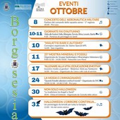 Ottobre ricco di appuntamenti a Borgosesia tra musica, cultura, incontri e tradizioni