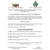 Borgosesia si prepara a commemorare l’82° anniversario dell’eccidio fascista del 22 dicembre 1943 Borgosesia si prepara a commemorare l’82° anniversario dell’eccidio fascista del 22 dicembre 1943