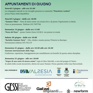 Guardabosone, giugno porta l’estate in piazza tra teatro, musica e festa