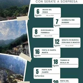 A Sabbia l’estate prosegue fino a settembre tra feste, musica e appuntamenti di paese