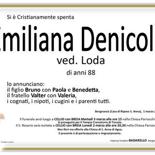 Emiliana Denicola, ved. Loda