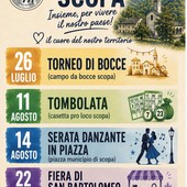 Scopa, estate con la Pro Loco tra bocce, tombola, ballo e Fiera di San Bartolomeo Scopa, estate con la Pro Loco tra bocce, tombola, ballo e Fiera di San Bartolomeo