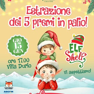 Varallo, a Villa Durio l’estrazione dei 5 premi “Elf on the Shelf”: appuntamento giovedì 15 gennaio