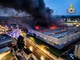 Dal Nord-ovest. Torino, a fuoco lo stabilimento Euro Stamp: proseguono le operazioni di messa in sicurezza