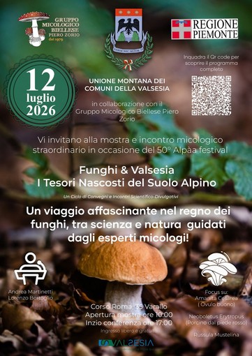 Funghi e Valsesia, a Varallo una giornata per scoprire i tesori nascosti del suolo alpino Funghi e Valsesia, a Varallo una giornata per scoprire i tesori nascosti del suolo alpino