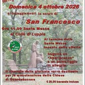 Guardabosone, il 4 ottobre festa di San Francesco con gli Alpini Guardabosone, il 4 ottobre festa di San Francesco con gli Alpini