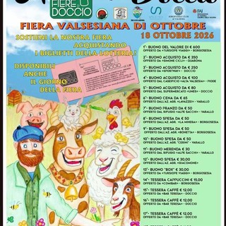 Doccio, il 18 ottobre torna la Fiera Valsesiana: sarà la 31ª edizione Doccio, il 18 ottobre torna la Fiera Valsesiana: sarà la 31ª edizione