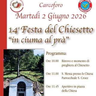 A Carcoforo la 14ª Festa del Chiesetto “in ciuma al prà”