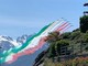 Il passaggio delle Frecce Tricolori ad Aosta e Torino Il passaggio delle Frecce Tricolori ad Aosta e Torino