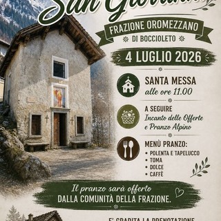 Festa di San Giovanni a Oro Mezzano, appuntamento il 4 luglio