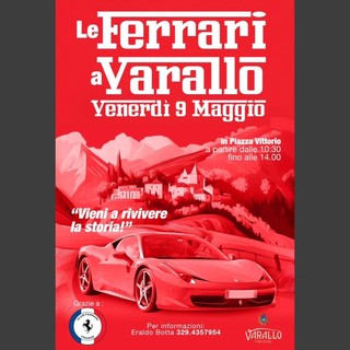 La Ferrari fa tappa a Varallo!