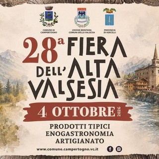 A Campertogno torna la Fiera dell’Alta Valsesia: il 4 ottobre la 28ª edizione