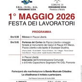 Romagnano Sesia celebra il 1° Maggio con corteo e omaggi ai Caduti