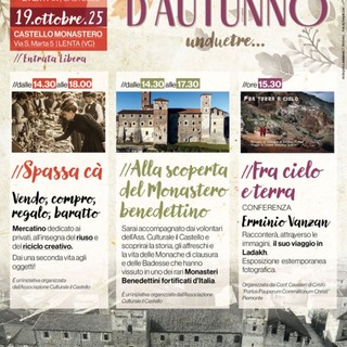 Lenta celebra la “Festa d’Autunno” al Castello Monastero: tra mercatini, visite guidate e conferenze