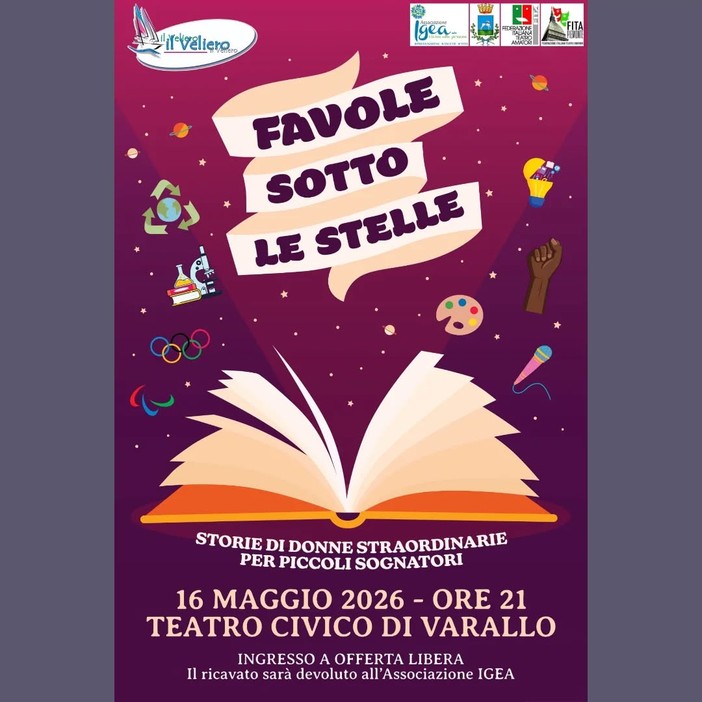 Al Teatro Civico di Varallo una serata con “Favole sotto le stelle”