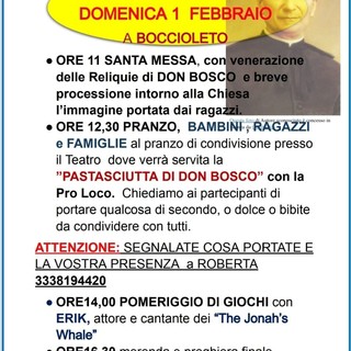 Boccioleto celebra Don Bosco tra fede e comunità