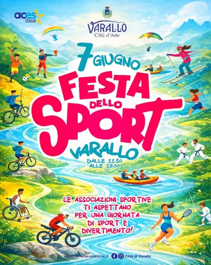 Varallo, la Festa dello Sport anima il centro cittadino Varallo, la Festa dello Sport anima il centro cittadino