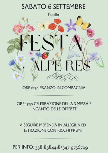 Fobello: Festa alla Res, il belvedere in Val Mastallone