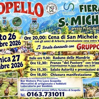 Scopello, il 26 e 27 settembre la Fiera di San Michele tra mandrie, prodotti tipici e musica Scopello, il 26 e 27 settembre la Fiera di San Michele tra mandrie, prodotti tipici e musica