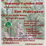 Guardabosone, il 4 ottobre festa di San Francesco con gli Alpini Guardabosone, il 4 ottobre festa di San Francesco con gli Alpini