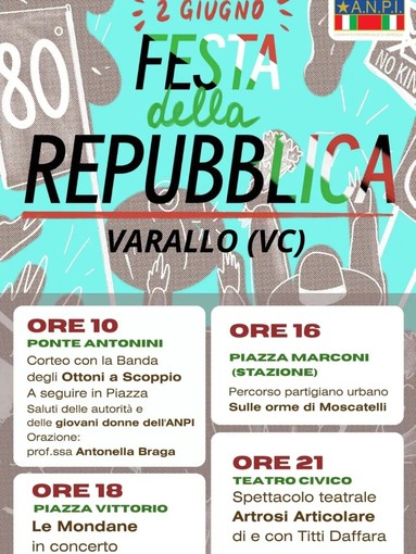 Varallo celebra la Festa della Repubblica tra memoria, musica e teatro