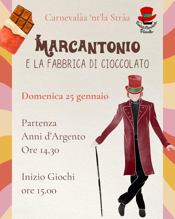 A Varallo arriva un Carnevale “al cioccolato” con Marcantonio e Cecca