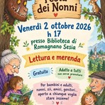 Romagnano Sesia, domani la Festa dei Nonni in Biblioteca tra letture e merenda