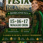 Borgosesia, tre giorni di Festa Irlandese tra musica, gusto e tradizione