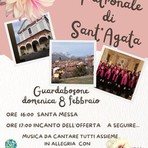 Guardabosone celebra Sant’Agata: messa, incanto dell’offerta e canti con la Corale di Plello Guardabosone celebra Sant’Agata: messa, incanto dell’offerta e canti con la Corale di Plello
