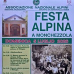 Serravalle Sesia, Festa Alpina a Monchezzola con il Gruppo Alpini