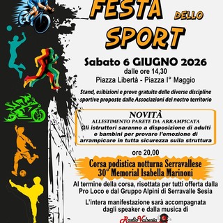 A Serravalle Sesia la seconda edizione della Festa dello Sport