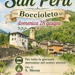 Boccioleto celebra San Peru con mercatino, messa, miacce e musica