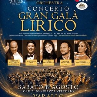 Varallo, Gran Galà Lirico in piazza con la Miskolc Symphony Orchestra