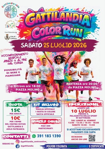 Gattinara, aperte le iscrizioni alla Gattilandia Color Run Gattinara, aperte le iscrizioni alla Gattilandia Color Run