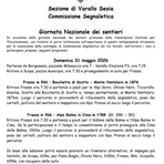 Giornata Nazionale dei Sentieri, il CAI Varallo propone due itinerari in alta Valsesia