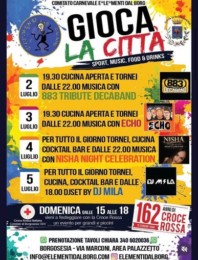 “Gioca la città” anima Borgosesia con quattro giorni di sport, musica e festa