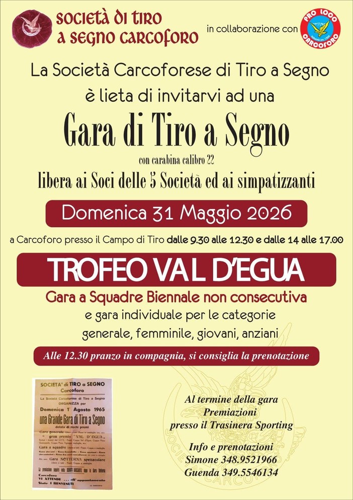 A Carcoforo torna la gara di tiro a segno: il 31 maggio appuntamento con il Trofeo Val d’Egua