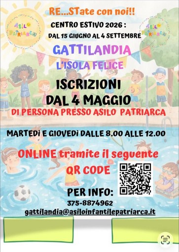 Gattinara, dal 4 maggio le iscrizioni al centro estivo Gattilandia
