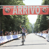 Matteo Raimondi vince per distacco la Granfondo Biella-Oropa 2026 (foto di Marilena Previdi)