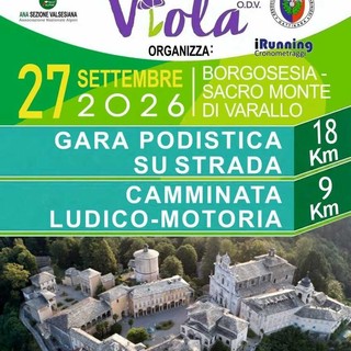 Da Borgosesia al Sacro Monte di Varallo, 18 chilometri di corsa per sostenere il Circuito Viola