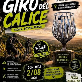 Lozzolo, domenica il “Giro del Calice” in e-bike tra trail, colline e Festa degli Alpini