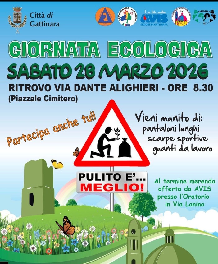 Gattinara chiama a raccolta volontari e famiglie: il 28 marzo torna la Giornata ecologica sul territorio